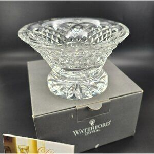 Waterford Crystal Ankglo Bowl 6" Diamond Cut Footed Beauty in Box JJ3832